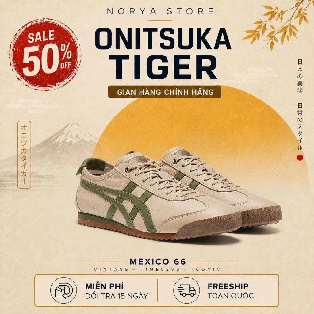 [NORYA - CHÍNH HÃNG]  Giày Onitsuka Tiger Mexico 66 SD ‘Beige Green’ 1183A872-254