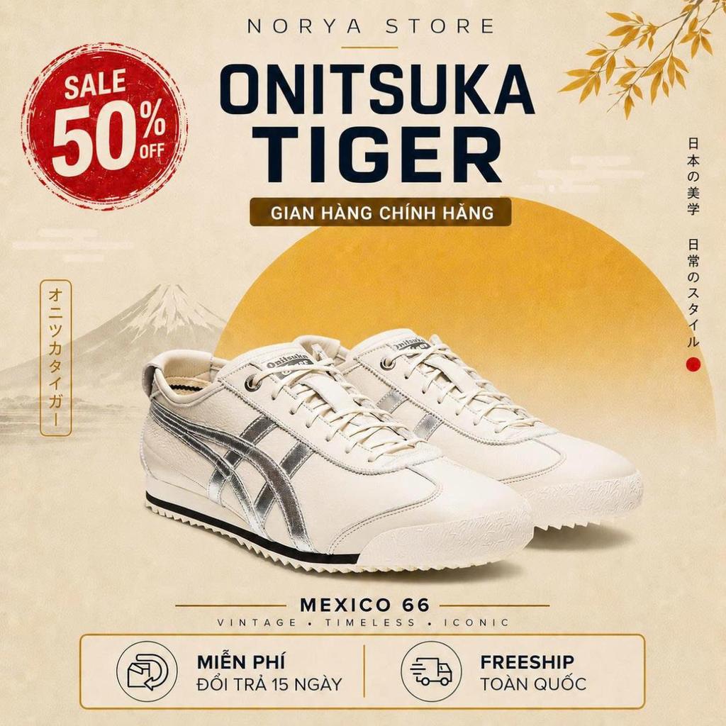 [NORYA - CHÍNH HÃNG]  Giày Onitsuka Tiger Mexico 66 SD Grey Silver 1183A592-200