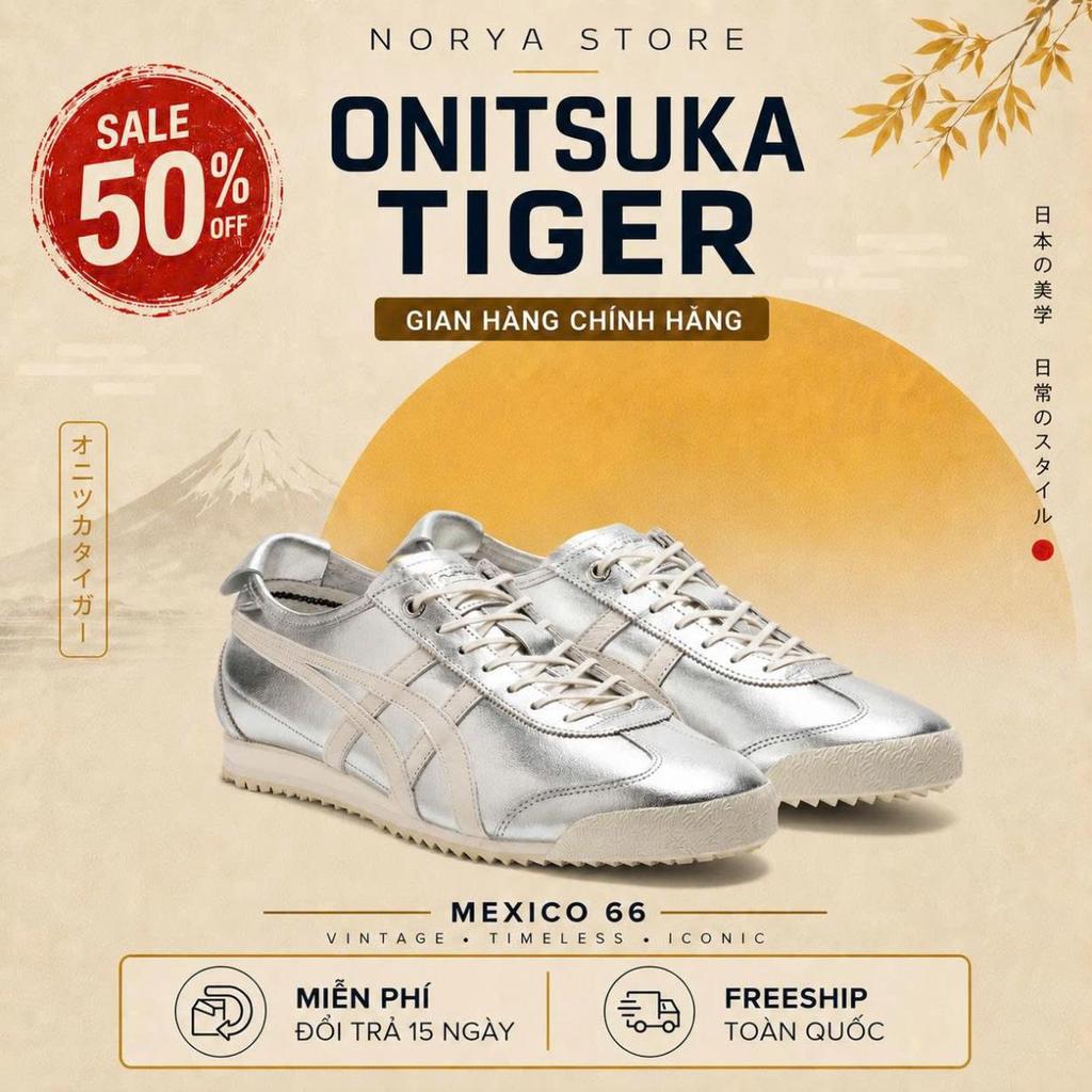 [NORYA - CHÍNH HÃNG]  Onitsuka Tiger baskets Mexico 66™ SD 'Pure Silver Cream