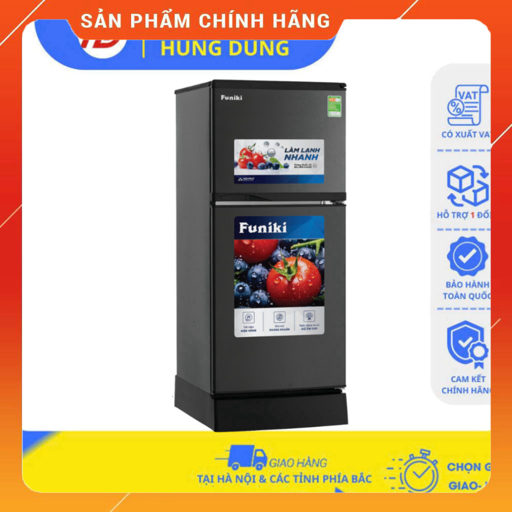 Nhắn shop đặt hàng Tủ Lạnh Funiki Mini FR-125CI.1 tiết kiệm điện đôi cánh 125 lít Miễn phí giao hàng