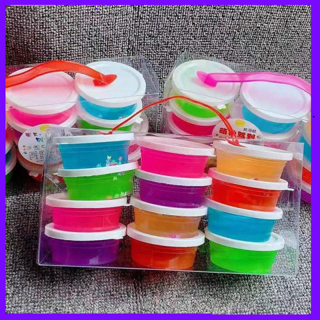 Chơi Slime 12 Hộp Slam Đồ Chơi Vui Nhộn Cao Cấp Cho Bé Thiếu Nhi