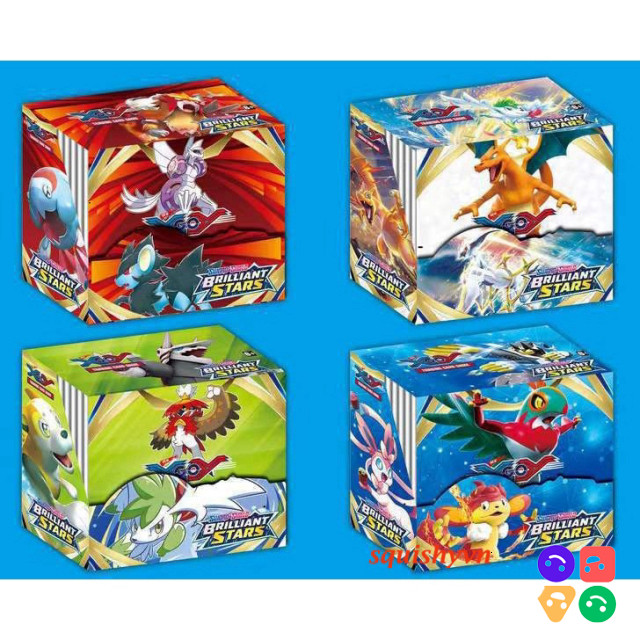 36 PACK Hộp 324 thẻ Bài Pokemon Hộp Cao Cấp Siêu Đẹp [ TCG New ] Hộp 40 pack thẻ bài pokemon Vmax VI