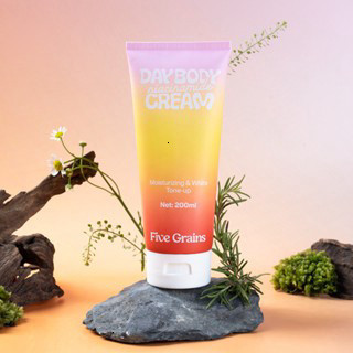 Kem Dưỡng Body Five Grains [ Ban Ngày } Trắng Da Niacinamide, Alpha-Arbutin Nâng Tone