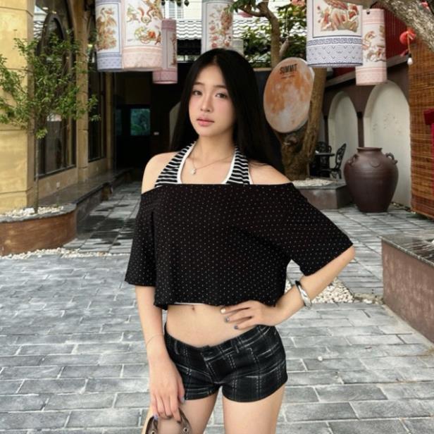 Áo Thun Cộc Tay Xu Min Dáng Crop In Hình Ngôi Sao Trendy Seller | BigBuy360 - bigbuy360.vn
