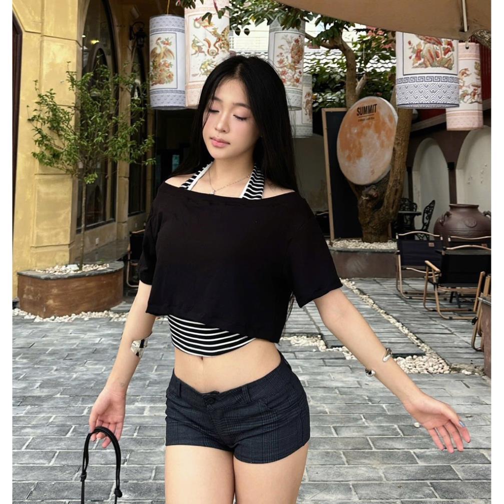 Áo Thun Cộc Tay Xu Min Dáng Crop In Hình Ngôi Sao Trendy Seller | BigBuy360 - bigbuy360.vn