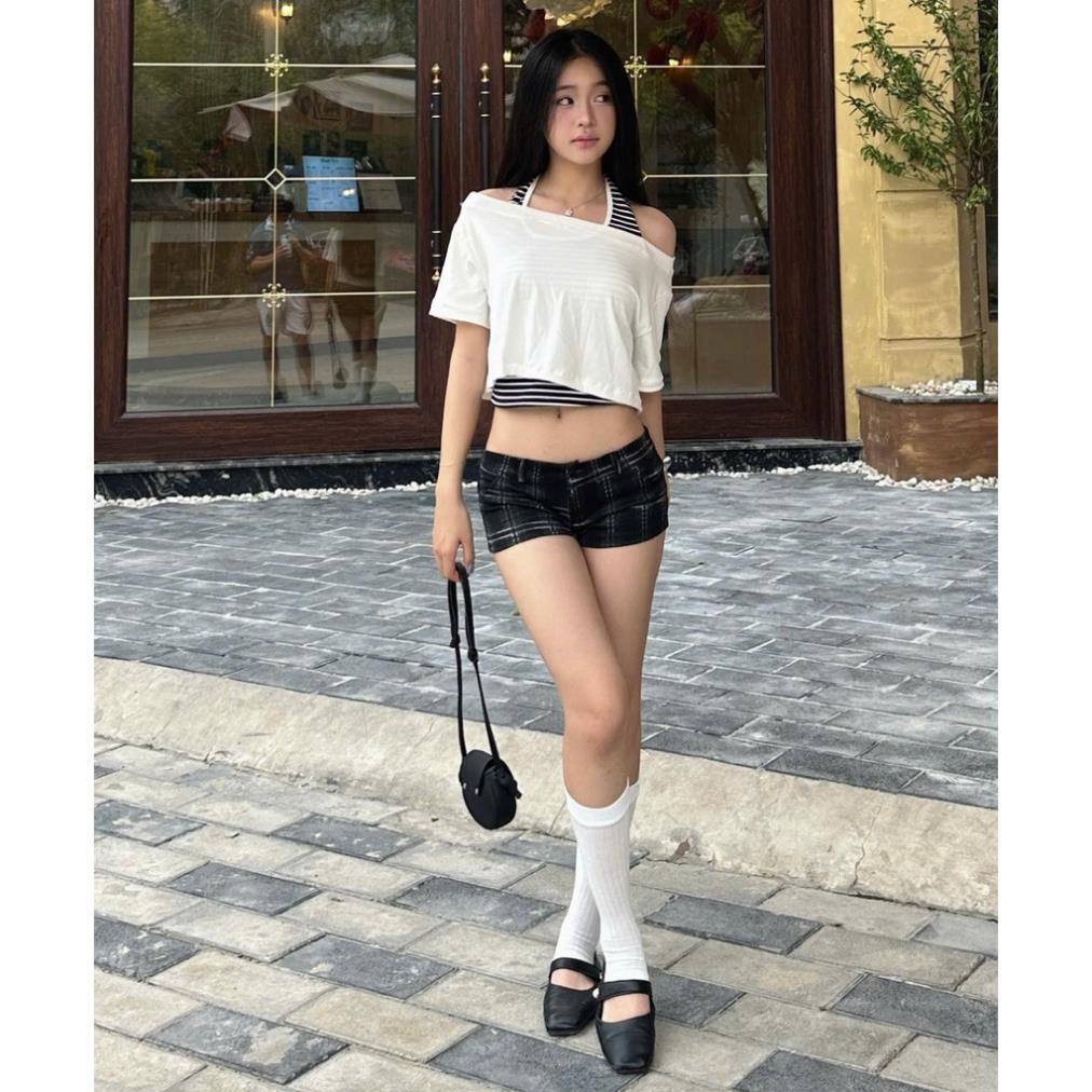 Áo Thun Cộc Tay Xu Min Dáng Crop In Hình Ngôi Sao Trendy Seller | BigBuy360 - bigbuy360.vn