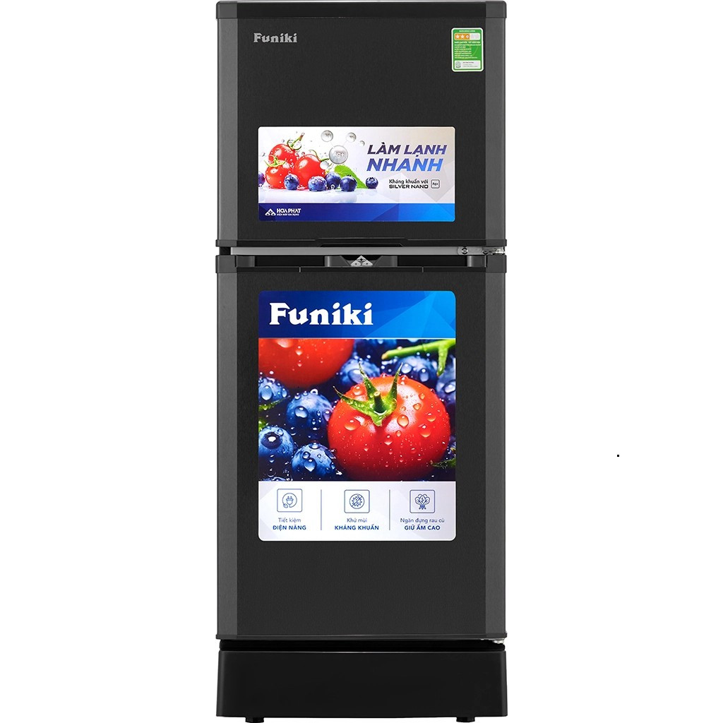 [CHÍNH HÃNG] Tủ lạnh 2 cánh 120L Funiki ngăn đông trên HR T6120TDG