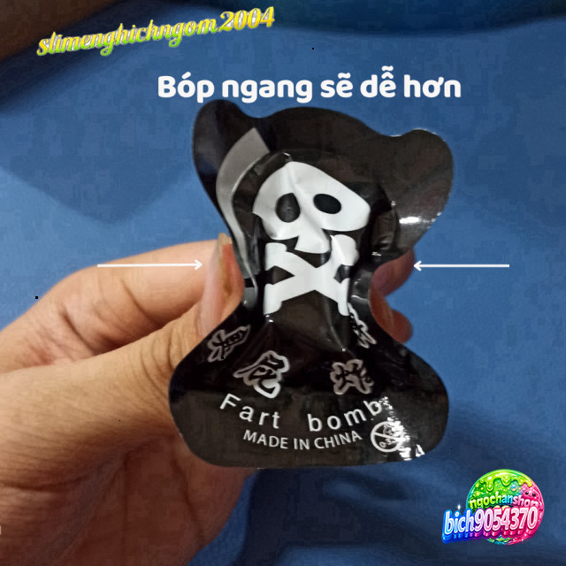 Bom Thúi Troll 40 Quả Cho Bé Trẻ Mới Giật Giác Đùa Chọc (Bom thúi troll thường được dùng trong đồ ch