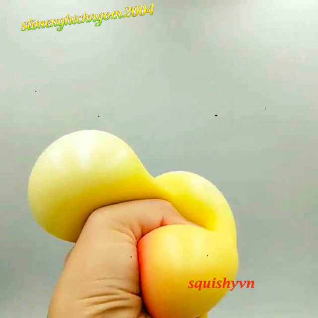 Quả Đào Gudetama Squisy Cầu Vồng Cho Bé Cực Vui Nhộn