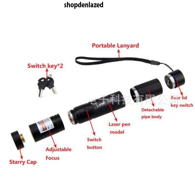 Đèn Pin Led Laser Sạc Cổng USb Cho Dã Ngoại Tenda Mái Tenda