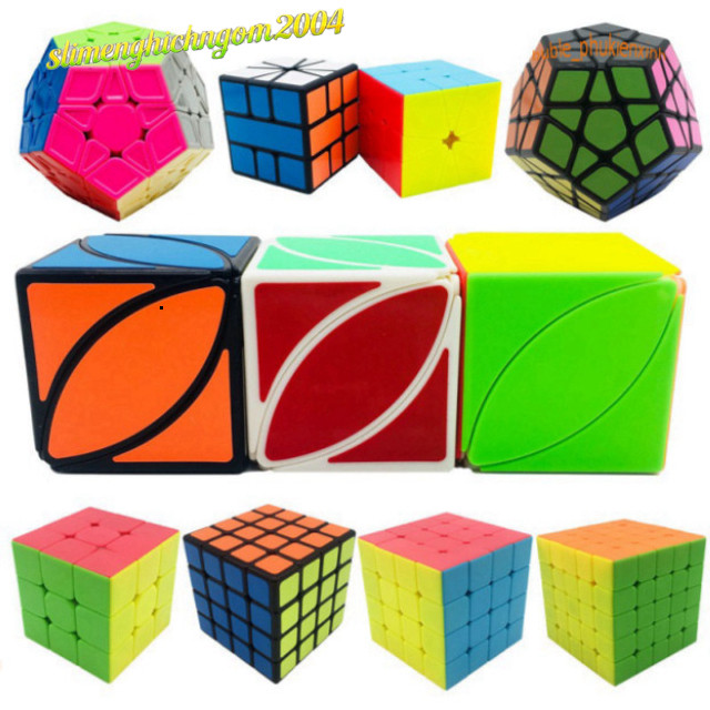 Bộ Sưu Tập Rubik Tam Giác Carbon 2x2, 3x3, 4x4, 5x5, Skewb, Pyramid, Megaminx.