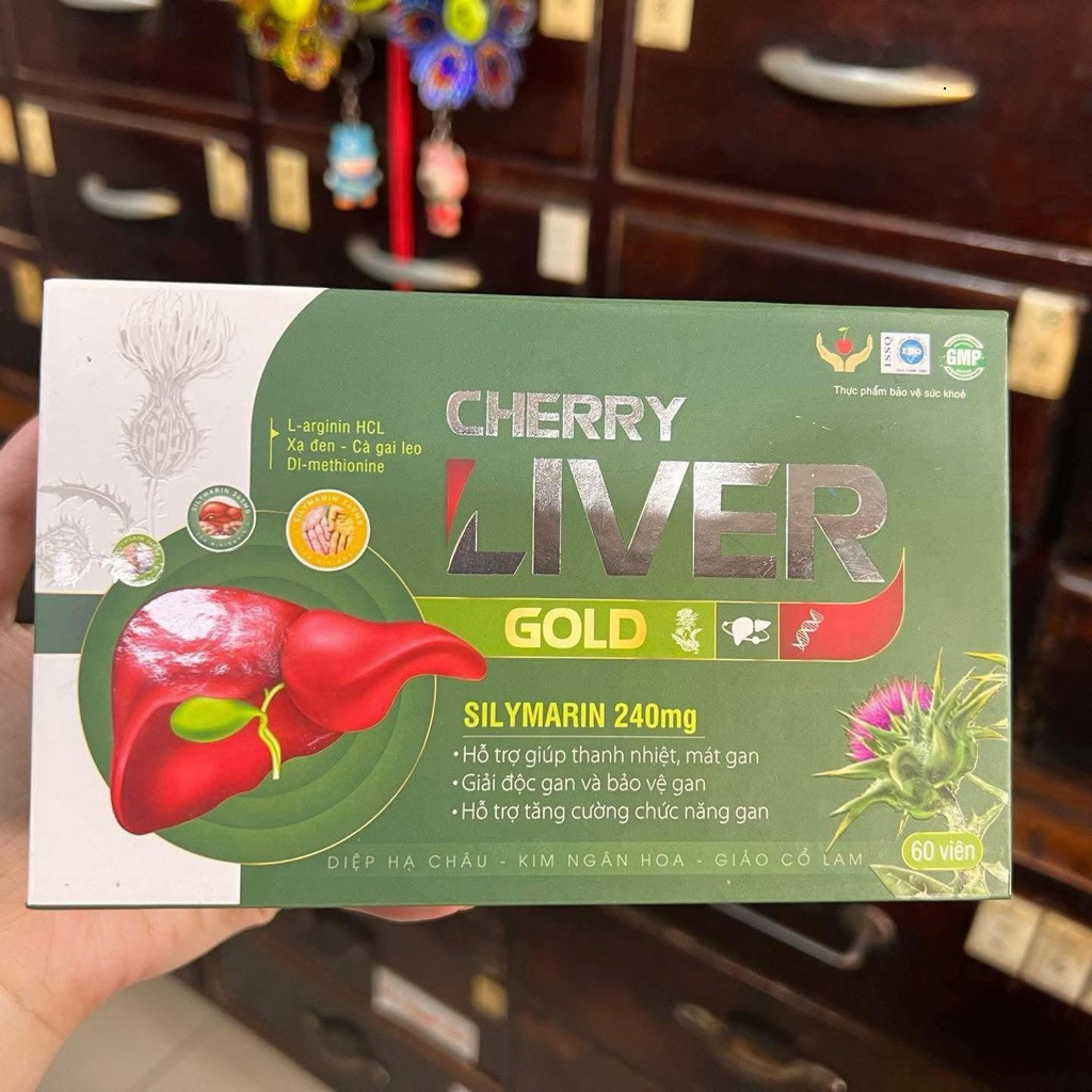 CHERRY LIVER GOLD - 60 viên