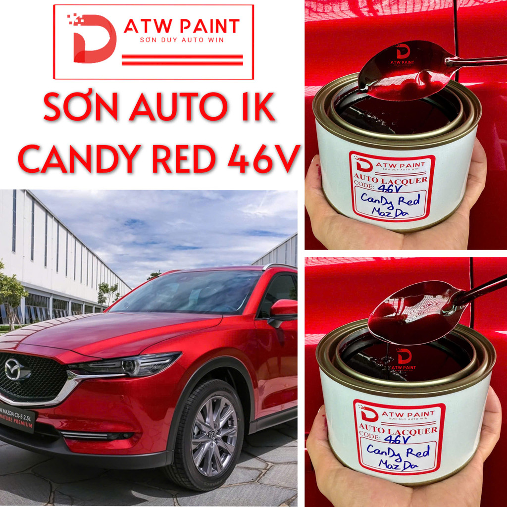 Màu Sơn Đỏ 46V mazda CX5 hệ sơn 1K ( Sơn Ô tô) Duy Auto Win