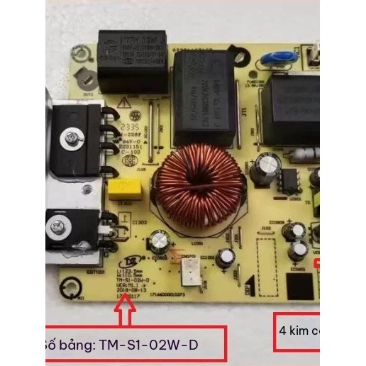 Bo Mạch Nguồn Bếp Từ Midea MI-K1917EF CHÍNH HÃNG - Vỉ Công Suất Thay Thế Sửa Chữa Mới Boar