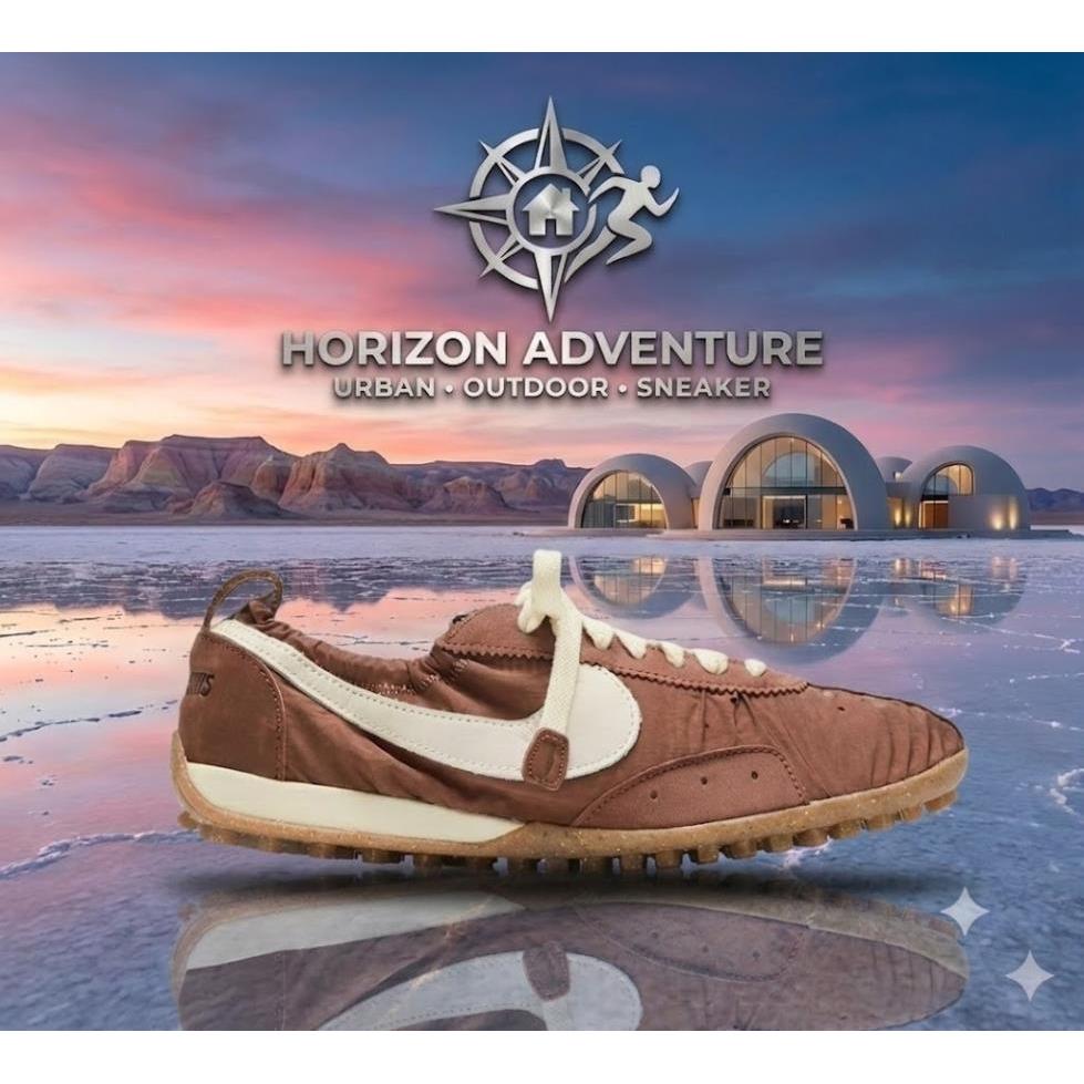 HORIZON -  Giày Thể Thao Sneaker Nike Moon Shoe x Jacquemus 'Fauna Brown'