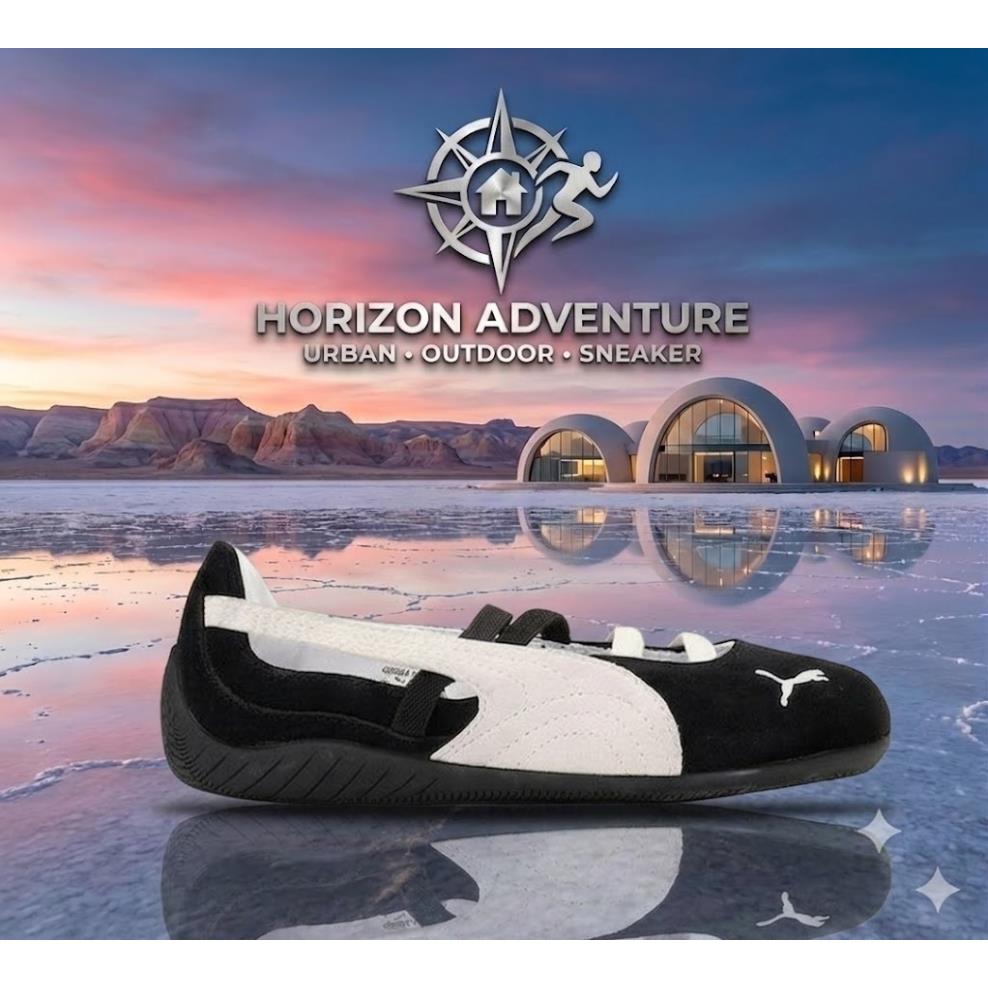 HORIZON -  Giày Thể Thao Sneaker Speedcat Ballet "Black/White" ballet flats