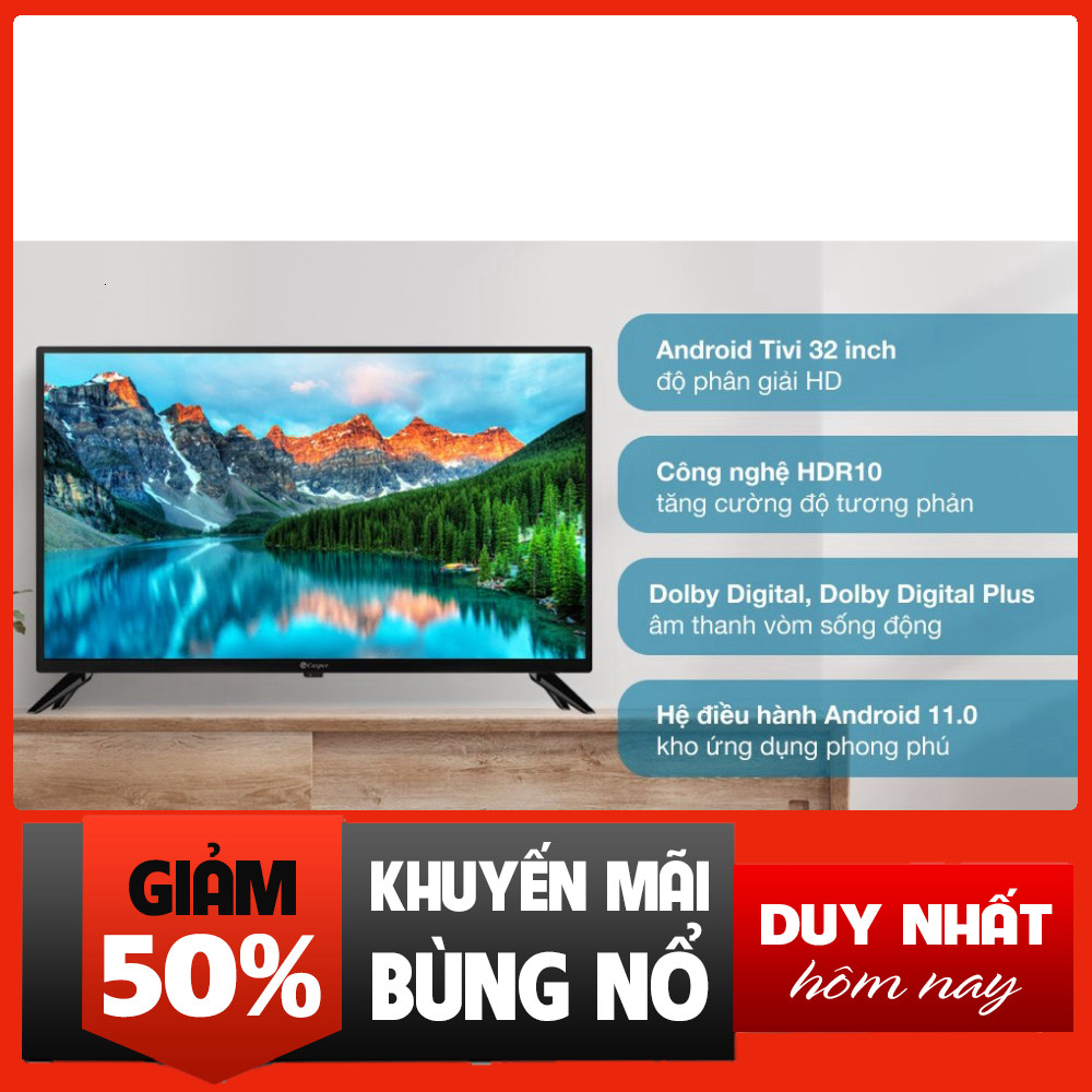 Sale  Tivi Casper 32 Inch 32HGA510 Remote Giọng Nói free ship