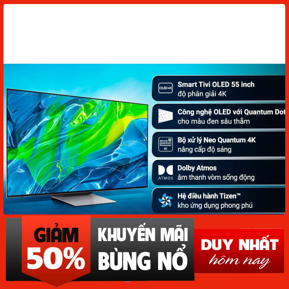 Sale  Tivi OLED 4K 55 inch Samsung QA55S95B Mẫu TV OLED Cao Cấp 4K free ship