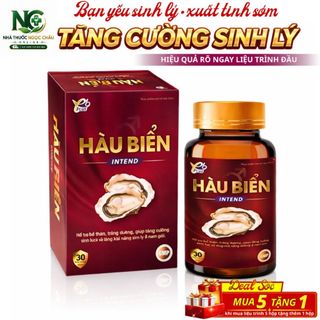 Viên Uống Hàu Biển Intend – Tăng Cường Sinh Lý Nam, Bổ Thận Tráng Dương, Bổ Tinh Trùng, Hộp 30 Viên