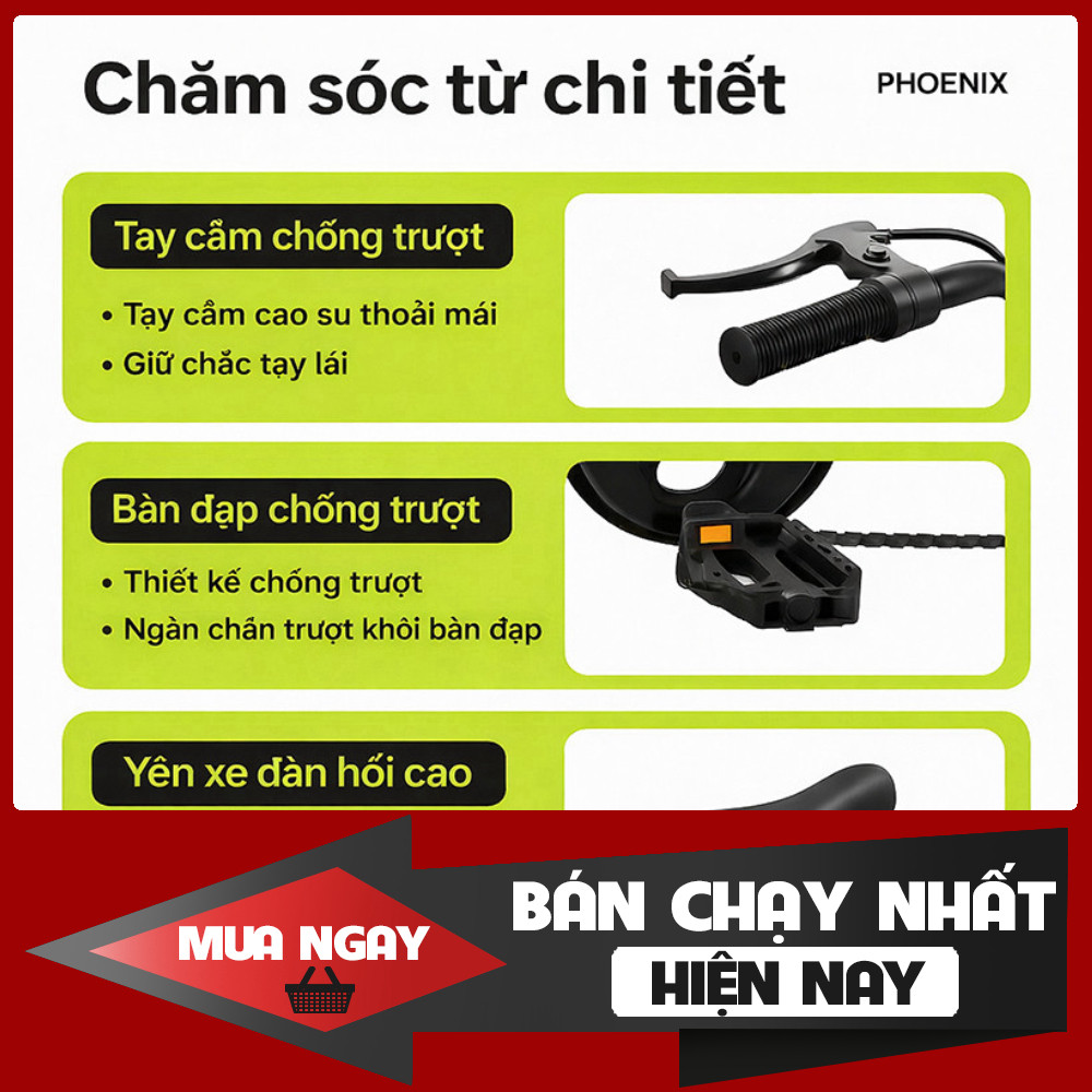 ib đặt nhanh ✔️ BEIGE xe đạp trẻ em Xe đạp địa hình  Có hệ thống thắng kép  12/16/18 inch   hàng mới