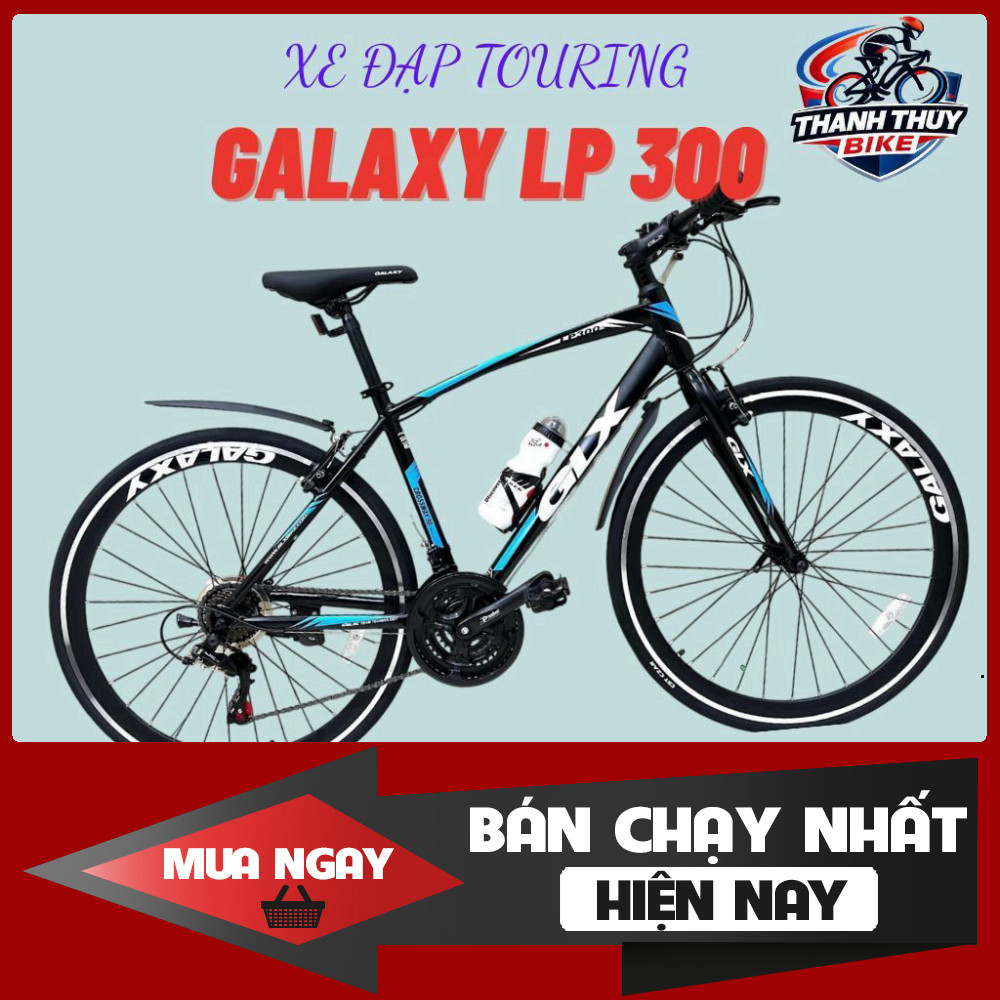 ib đặt nhanh ✔️ Xe Đạp Thể Thao Touring Galaxy LP300 Khung Nhôm Sơn Tĩnh Điện, Đề Shimano 21 Tốc Độ,