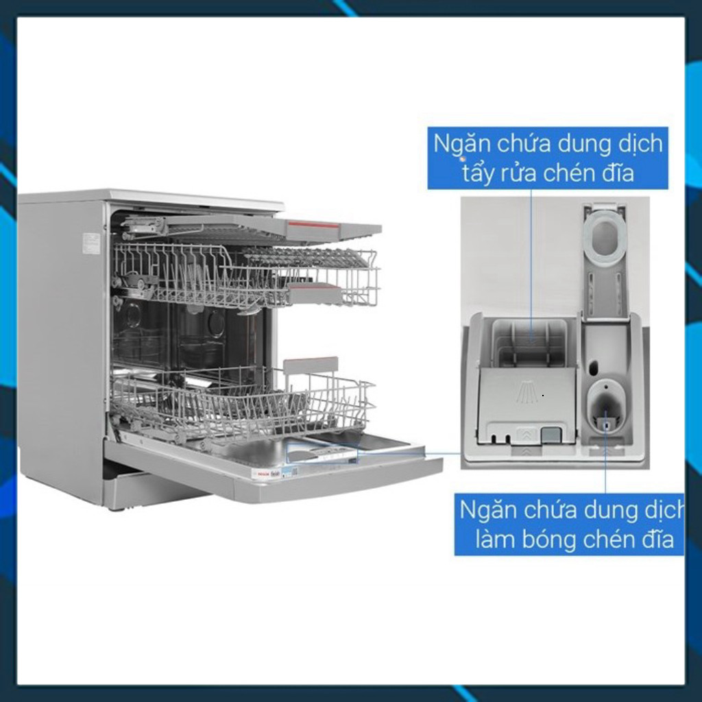 ib shop đặt nhanh✨ Máy rửa chén độc lập Bosch SMS4EMI06E  BA LAN(SP Khanh  LIKE NEW  Hãng Bảo Hành) 