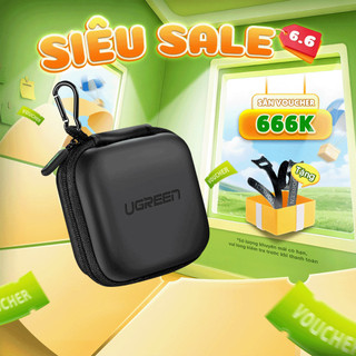 Hộp đựng tai nghe thẻ nhớ cáp usb ugreen | chống sốc chống nước | nhỏ gọn và cứng cáp | 40816