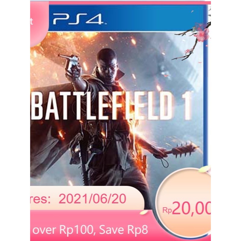 Đĩa Game PS4 : Battlefield 1 Likenew