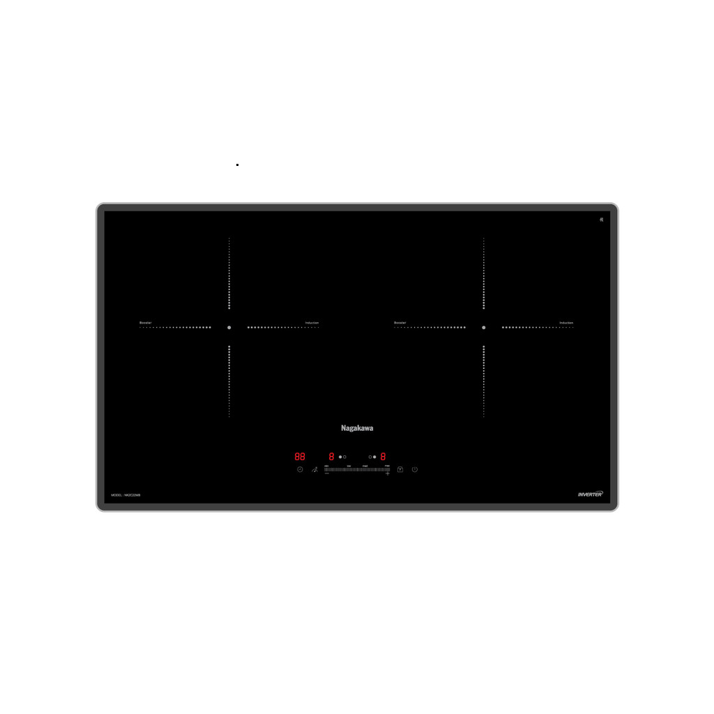 [CHÍNH HÃNG] Bếp đôi điện từ Nagakawa UltraSlim NK2C22MB - Công nghệ Inverter tiết kiệm điện