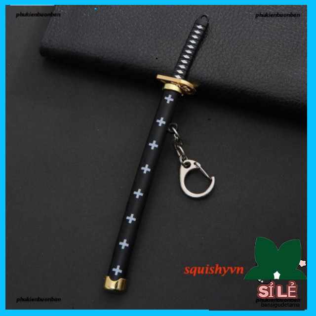 Móc khoá . Nhật katana quy mô . katana one piece kim loại zoro onepiece