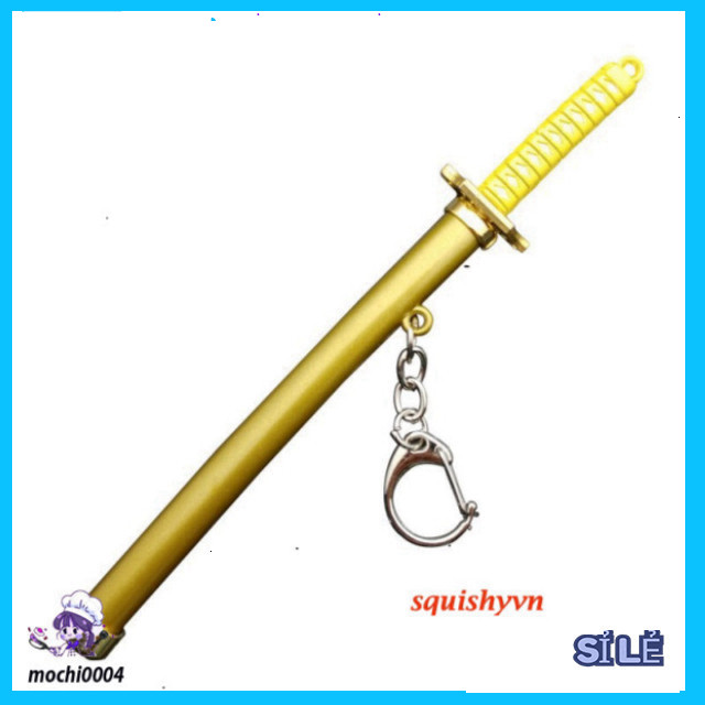 "Móc khóa kim loại . katana One Piece mô phỏng công phu từ game Slime"