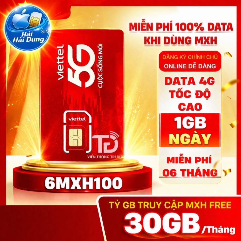 Tổng Hợp Các Loại Sim Viettel 1 Năm Siêu Hot : 500Gb/tháng và các gói 12MXH100 12MXH120 Gọi Miễn Phí