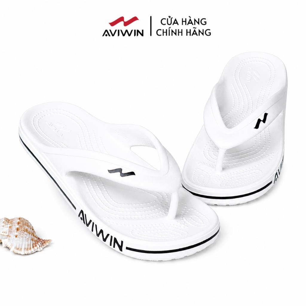 [ DT02] Dép Tông Xỏ Ngón Sơn Viền Aviwin DT02 Đúc Eva Nguyên Khối Nhẹ Êm Đủ Size Nam Nữ