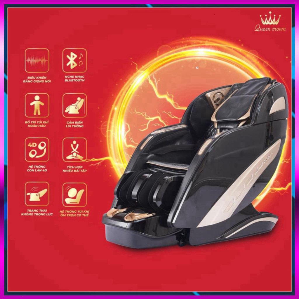ib shop_ Ghế massage toàn thân Queen Crown QC 488 Sport _hàng mới _lắp toàn quốc