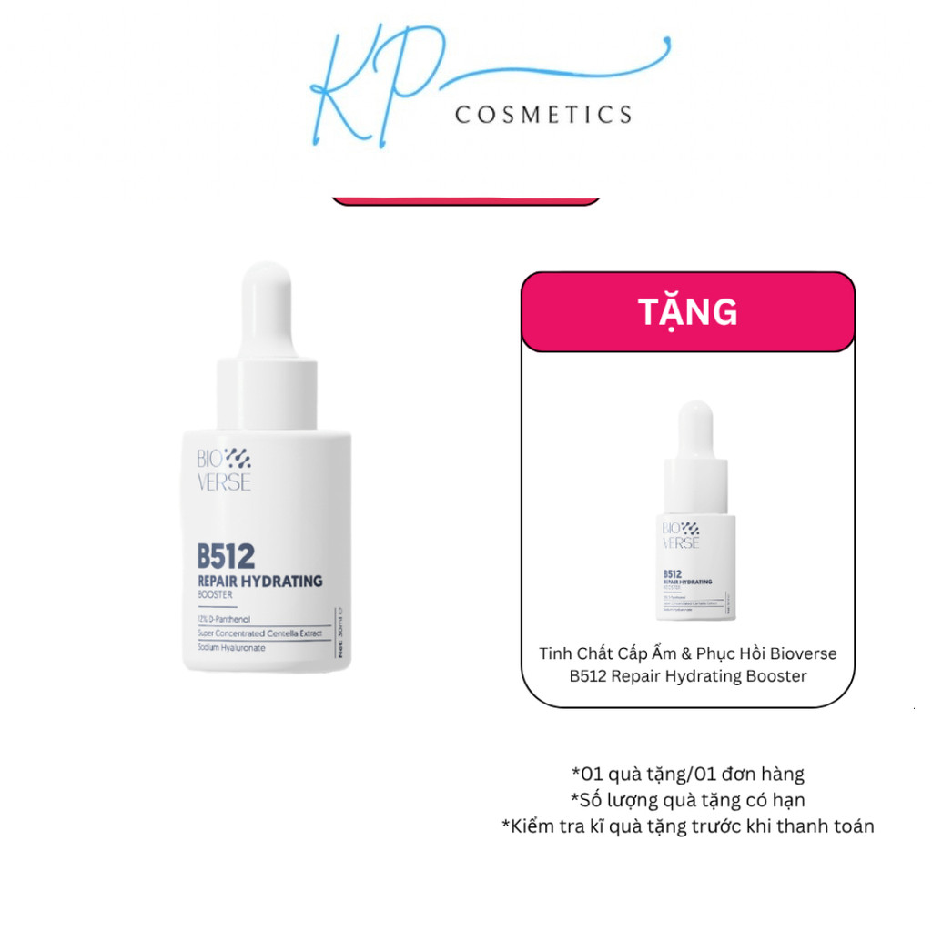 [Chính Hãng] Tinh Chất Cấp Ẩm & Phục Hồi Bioverse B512 Repair Hydrating Booster 30ml
