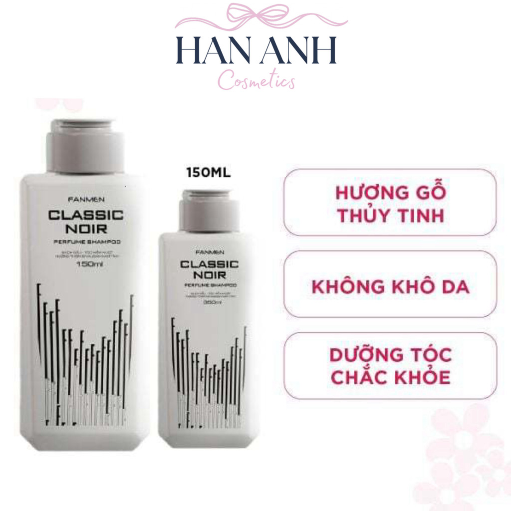 [Chính Hãng] Fanmen Dầu gội nước hoa Classic Noir
