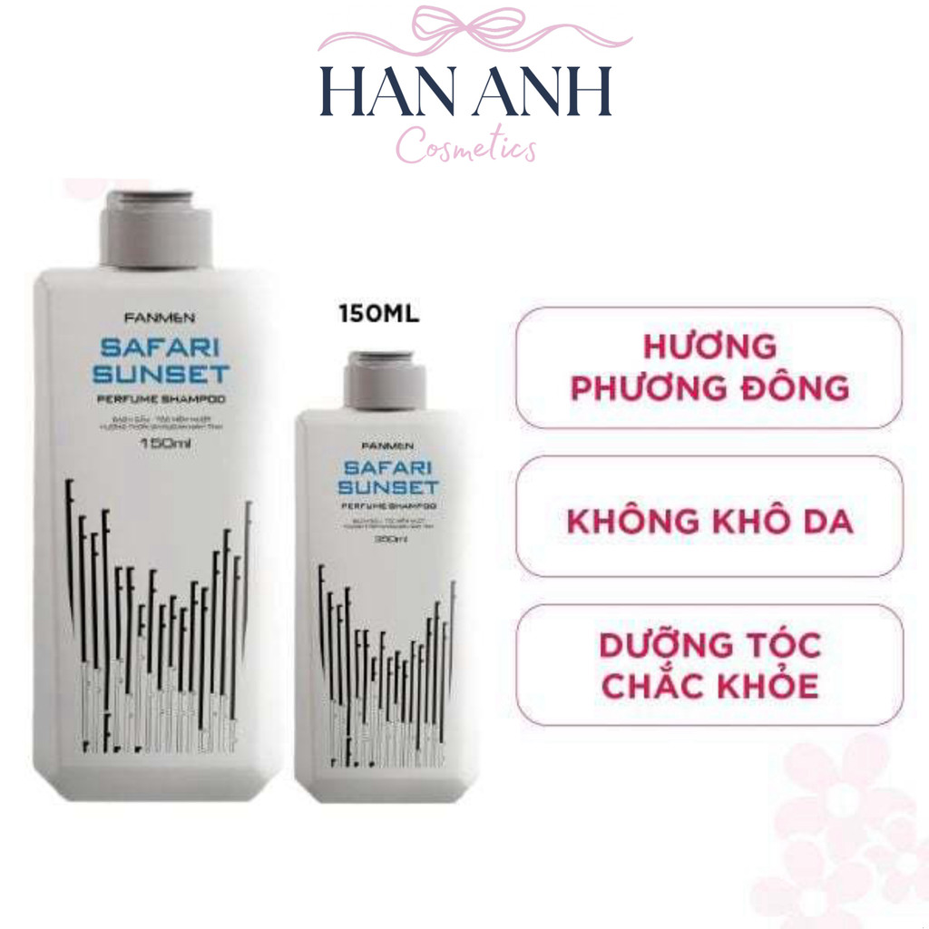 [Chính Hãng] Fanmen Dầu gội nước hoa Safari Sunset