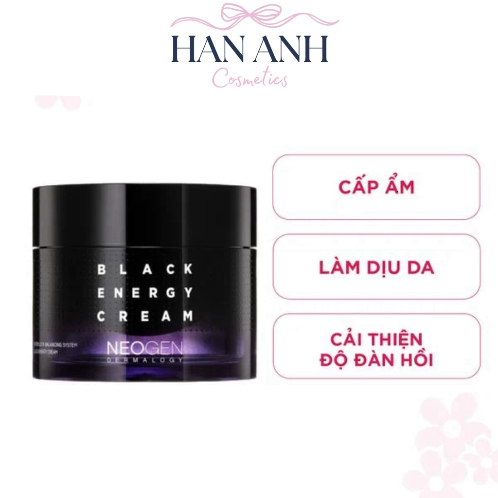 [Chính Hãng] Neogen Kem dưỡng dành cho da dầu và da nhạy cảm Black Energy 80ml