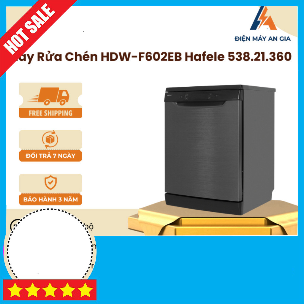 IB đặt hàng  Máy Rửa Chén Độc Lập Inverter BLDC PEB Hafele HDW-F602EB Miễn phí lắp đặt