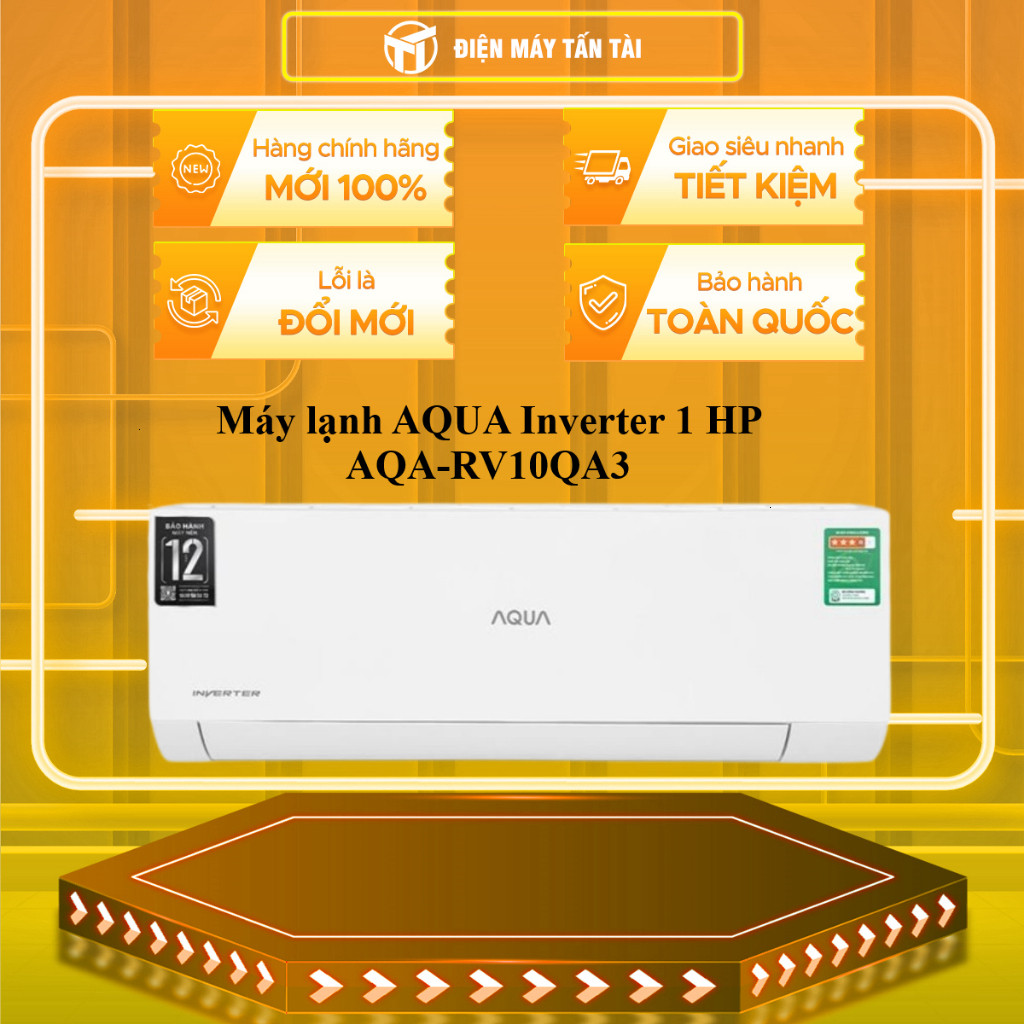 CHÍNH HÃNG AQA-RV10QA3 - Máy lạnh AQUA Inverter 1 HP AQA-RV10QA3 - HÀNG CHÍNH HÃNG - GIAO TOÀN QUỐC