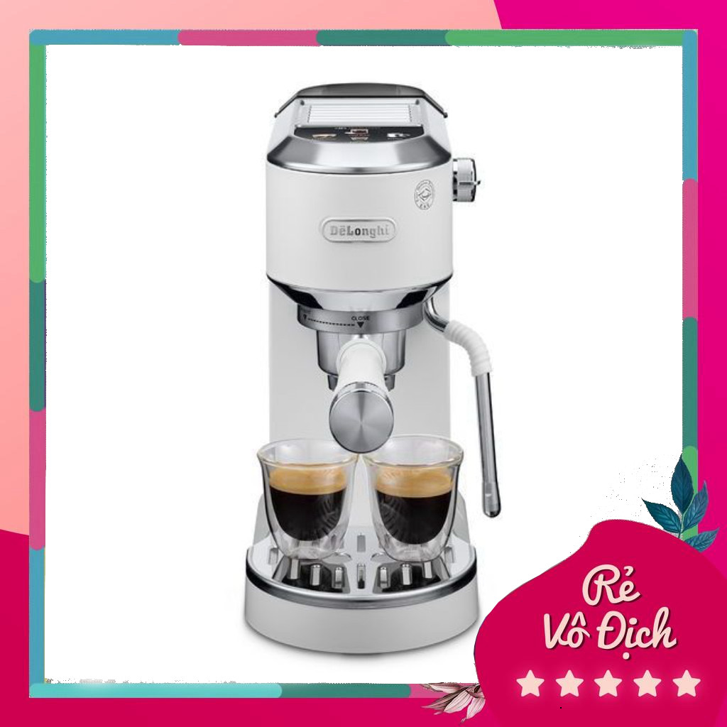(chính hãng) Máy Pha Cà Phê Espresso DeLonghi Dedica Duo EC890.M – Thiết Kế Ý – Tạo Bọt Sữa Hoàn Hảo