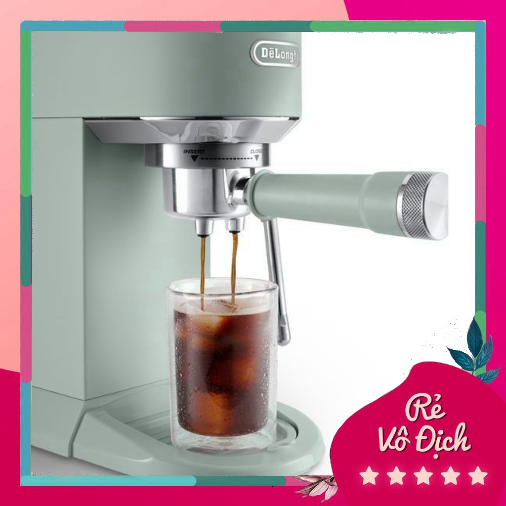 (chính hãng) Máy Pha Cà Phê Espresso DeLonghi Dedica Duo EC890.M – Thiết Kế Ý – Tạo Bọt Sữa Hoàn Hảo
