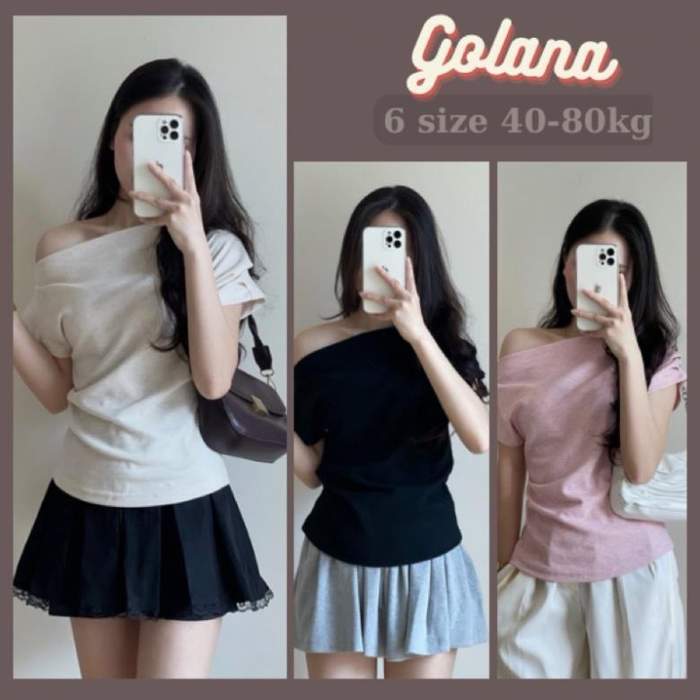 Áo body Nữ Thắt eo cộc tay, Áo trễ vai nữ Phong Cách Hàn Quốc Golana TV01  ( có bigsize) .