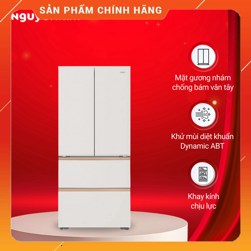 Nhắn shop đặt  Tủ Lạnh Aqua 515 lít Inverter Mới AQR-MA590XA(MC)U1 Tích Hợp Chất Lạnh Hiệu Quả Bảo V