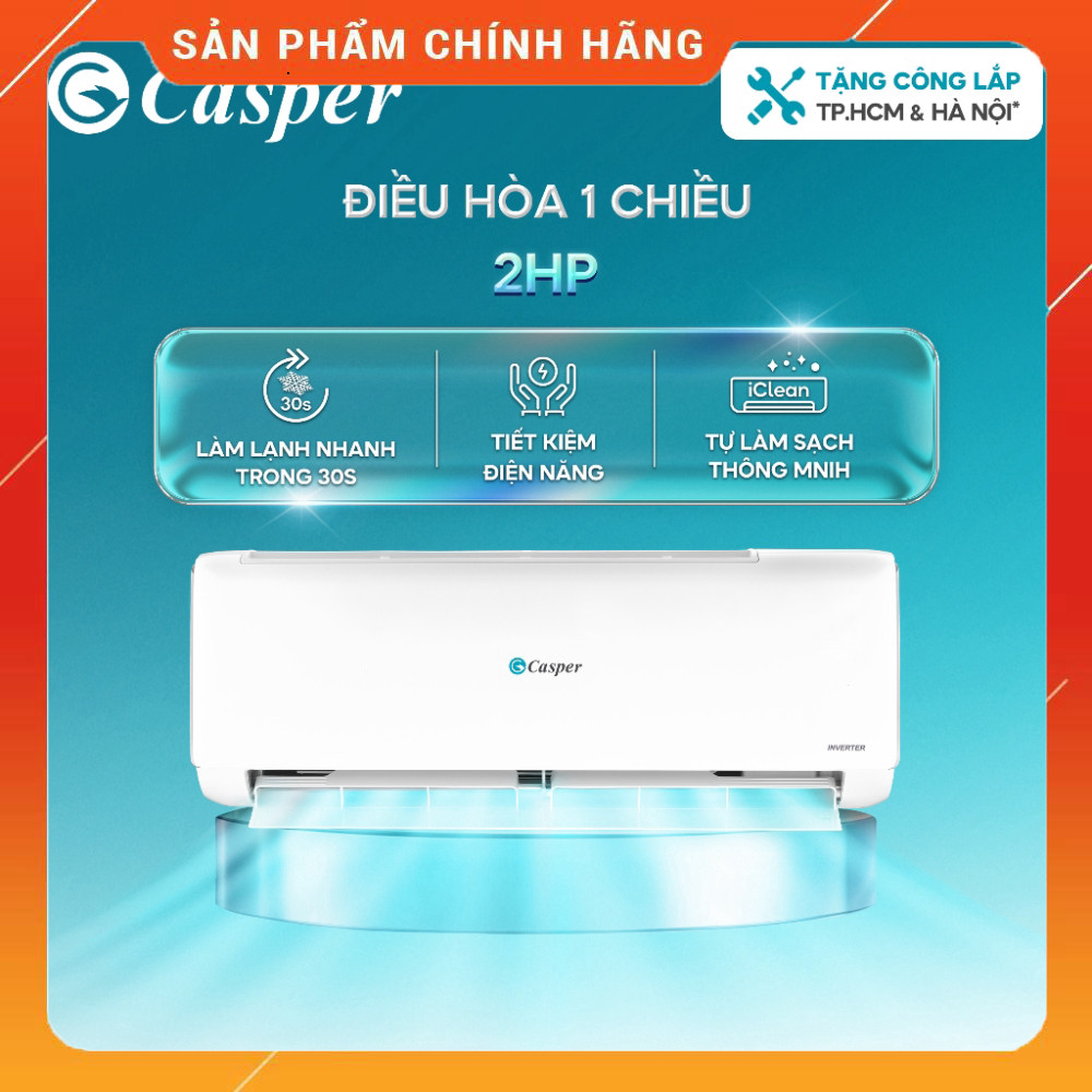 Nhắn shop đặt  Điện Áp Luân Casper JC-18IU36/MC-18IS33/TC-18IS36 2 HP 1 Chiều Tiết Kiệm Điện ...
