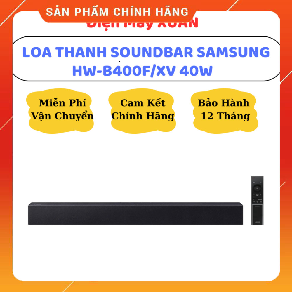 Nhắn shop đặt  Máy Loa Kết Hợp Cổng HDMI 2.0 Thanh Nhạc Chất Lượng Cao Samsung HW-B400F Hàng chính h