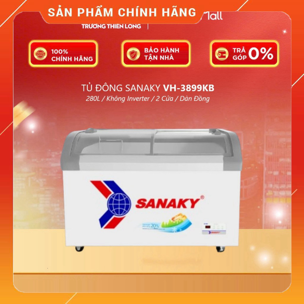 Nhắn shop đặt  VH-3899KB - Tủ Đông Sanaky VH3899KB 389L Tiêu Hụt Điện Bảo Hiểm Preserves brand ("San