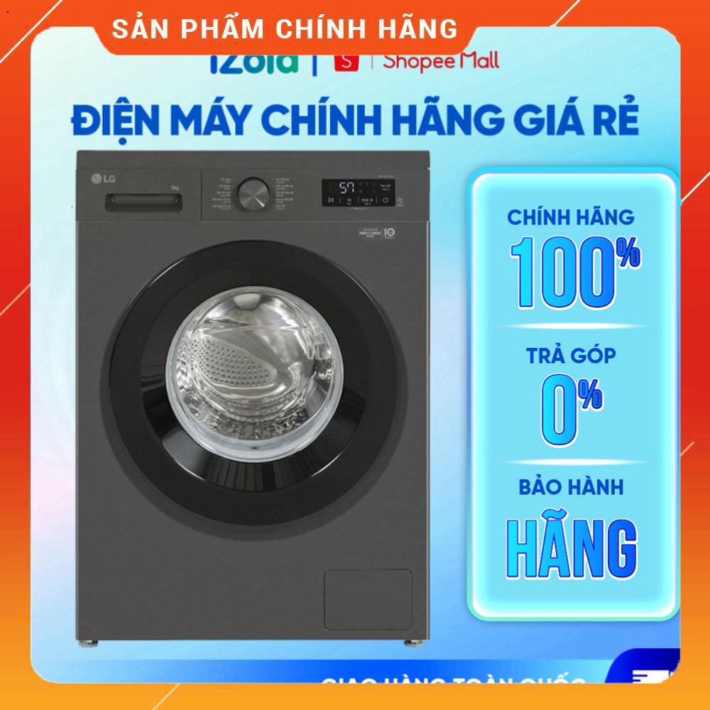 Nhắn shop đặt Máy Giặt LG Inverter 9kg FB1209S6M - Chính Hãng, Tiết Kiệm Điện, Giặt 1.5g Tấn Miễn ph