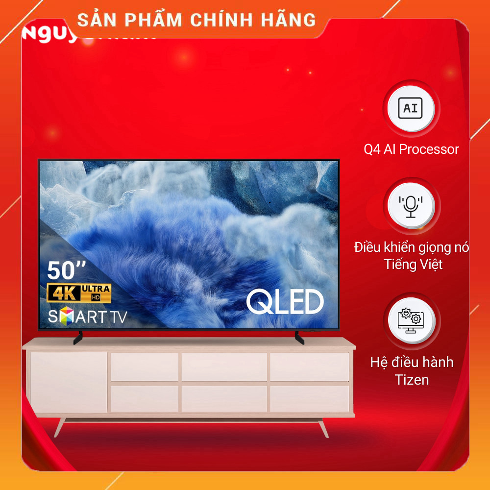 Nhắn shop đặt Tivi 4K QLED Samsung 50inch QA50Q8FAAKXXV ## CONTENT: Tivi QLED 4K Samsung 50inch này 