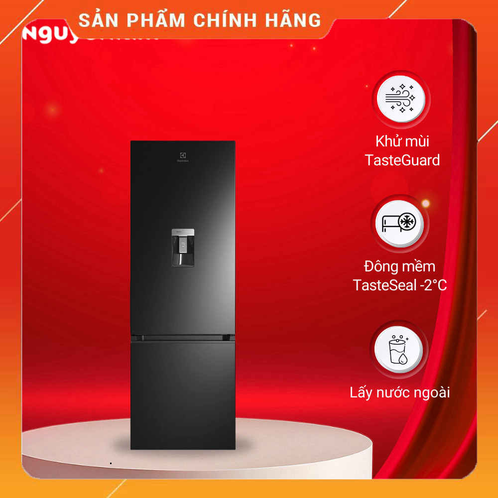 Nhắn shop đặt  Đồ Cầm Tay Electrolux 335 Lít 2 Cánh Inverter EBB3742M-H Tủ Lạnh Tiết Kiệm Điện ..